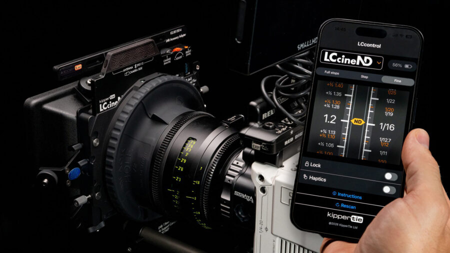 KipperTie LCcineND can be controlled remotely via a iOS app