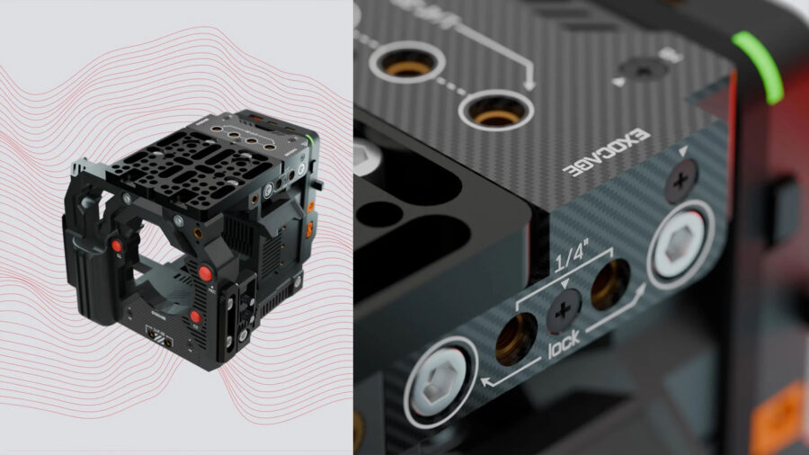 Metamorphosis 3D EXOCAGE camera rig connections