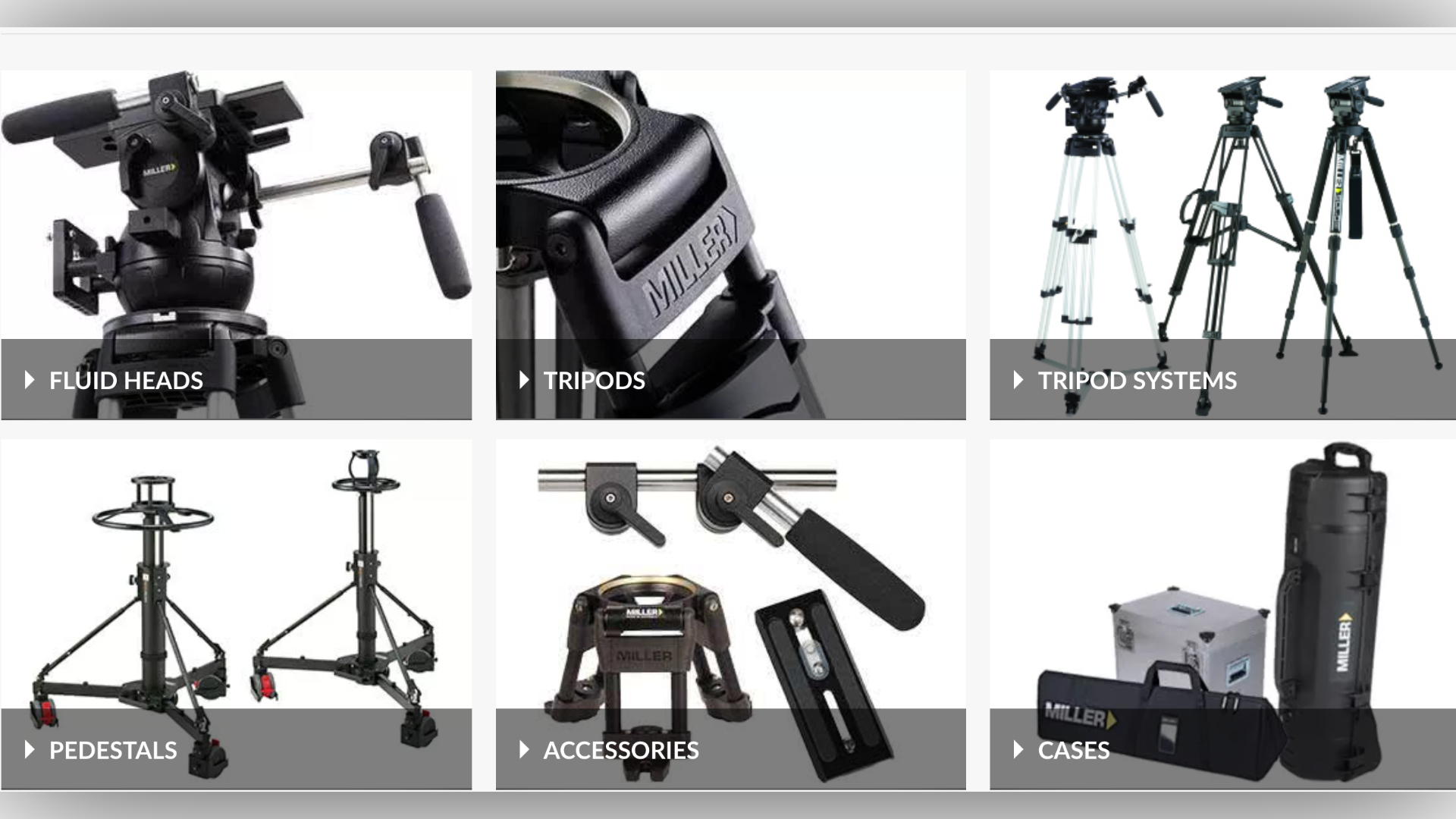 三脚メーカーMiller Camera Support Equipment（ミラー・カメラ