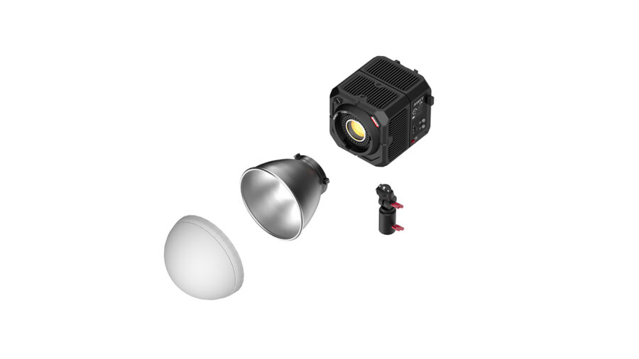 The accessories included with the SWIT Mini-150B