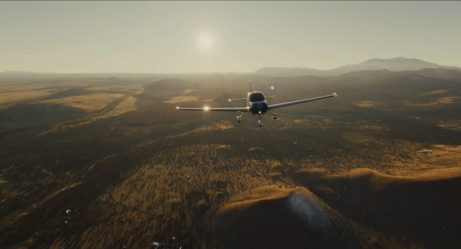Cirrus Video screenshot of plane flying