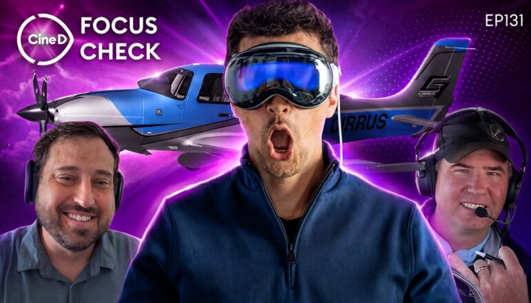 Inside the Cirrus Apple Immersive Film: Shooting 180° Stereo From a Plane – Focus Check ep131