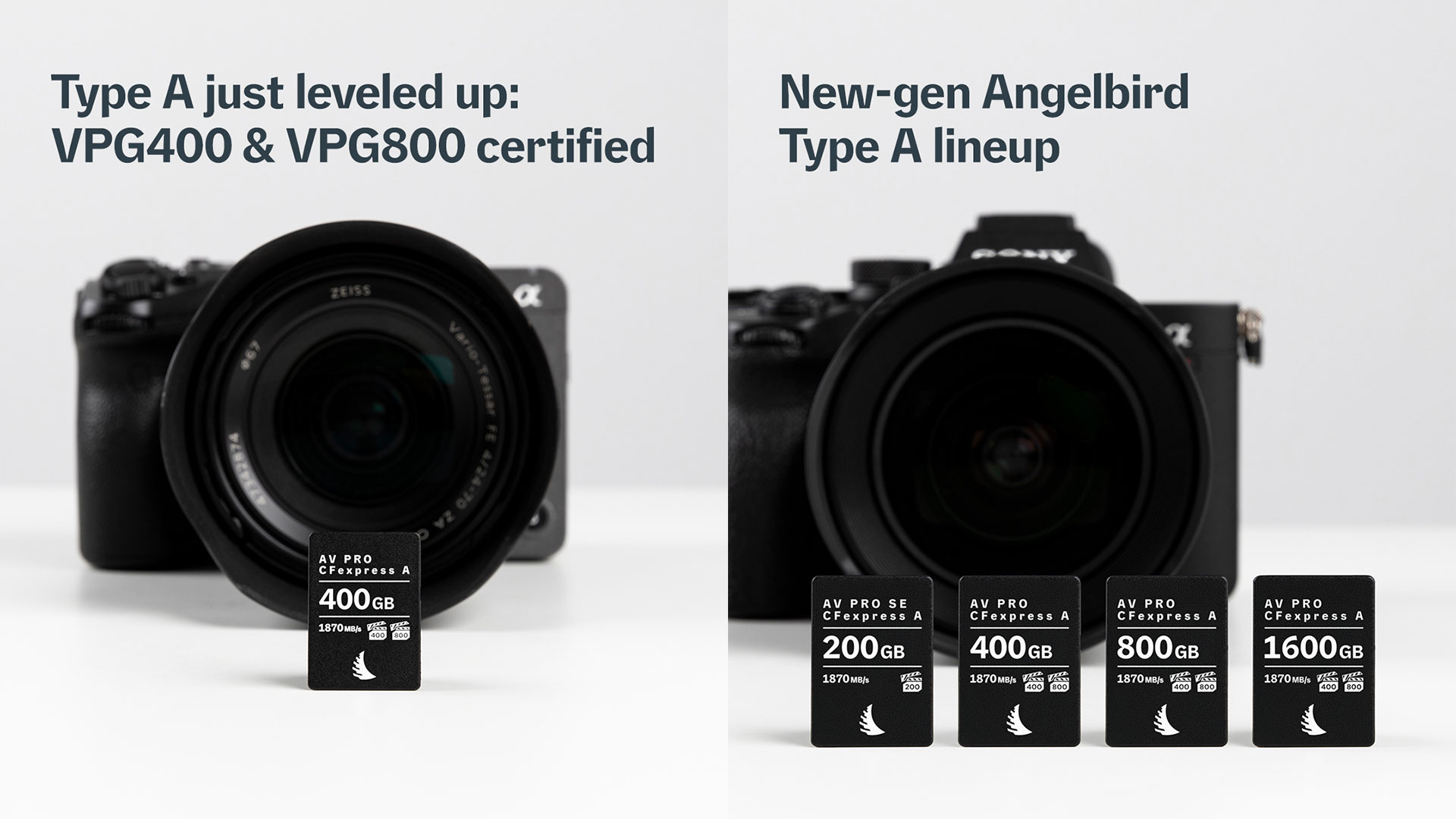 Angelbird AV PRO and AV PRO SE CFexpress Type A v4 Memory Cards