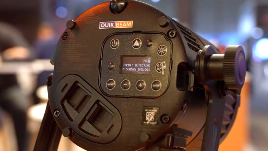 Astera QuikBeam back controls