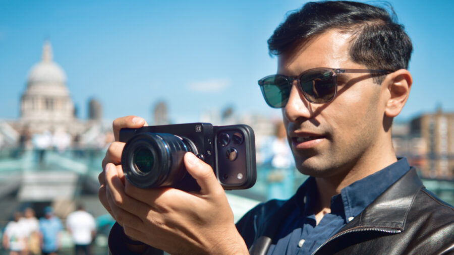 Caira camera in use by Vishal Kumar of Camera Intelligence