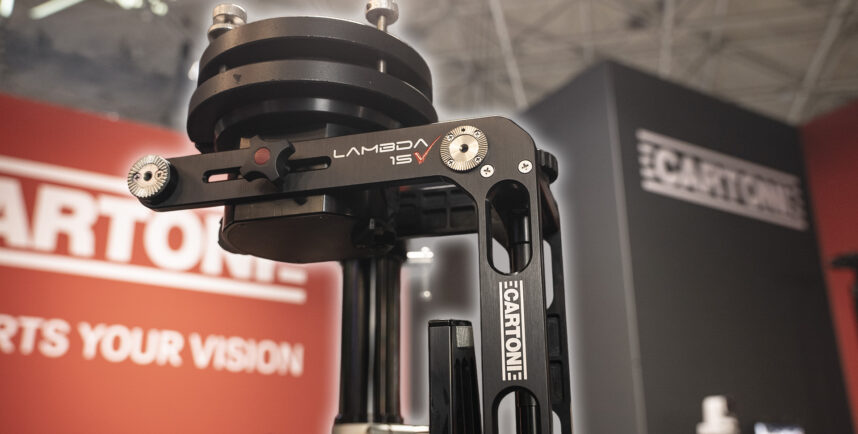 Cartoni Lambda 15 Introduced – Compact Nodal Head, 15kg Payload, Encoder Ready