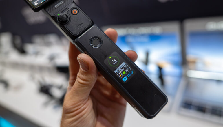 DigitalFoto Battery Handles for DJI Osmo Pocket and Insta360 Luna Introduced – 5000mAh, 20W Quick Charge, Color Display