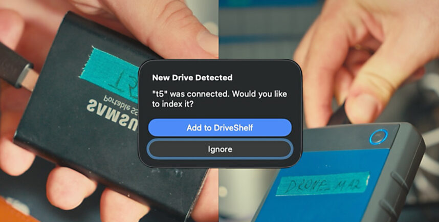 DriveShelf for Mac Released – Search Unplugged Drives, Cross-Drive Duplicate Finder, Free iPhone Companion