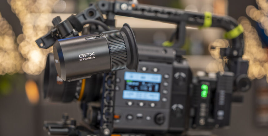 FUJIFILM VF-GFXC2 Viewfinder for the GFX ETERNA 55 Explained – Native 4:3 OLED, Two Display Modes, Single-Cable Connection