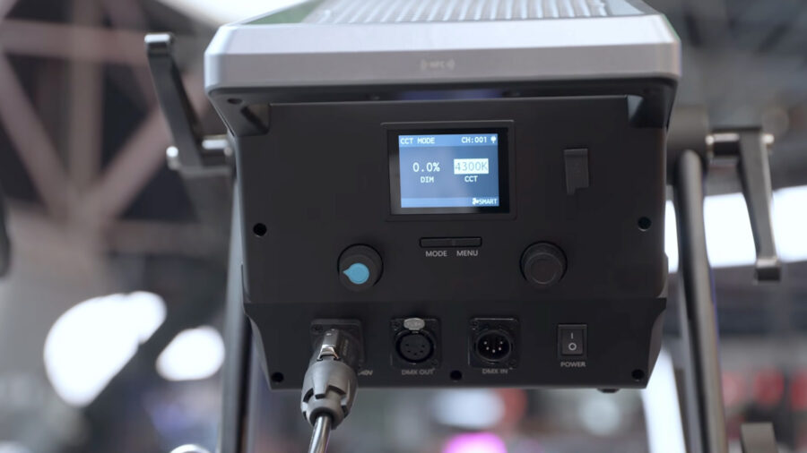 NANLITE FC-1200B and 1200C back of unit at IBC 2026.