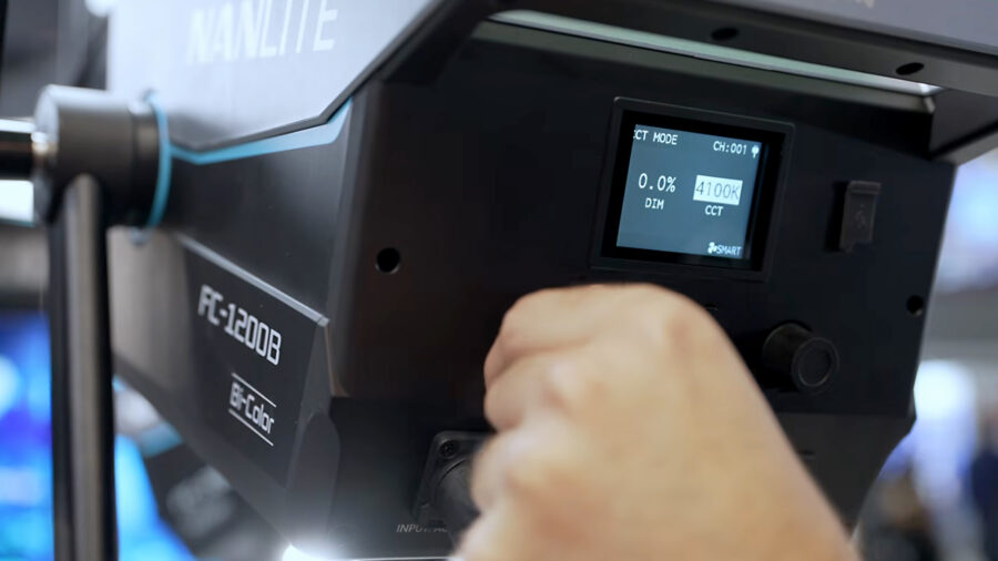 NANLITE FC-1200B color controls shown at IBC 2026.