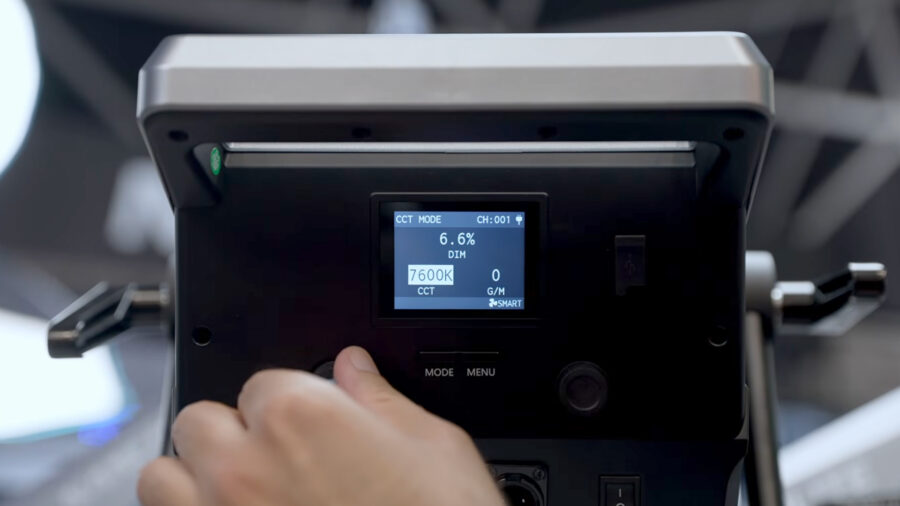 NANLITE FC-1200C color range controls at IBC 2026.
