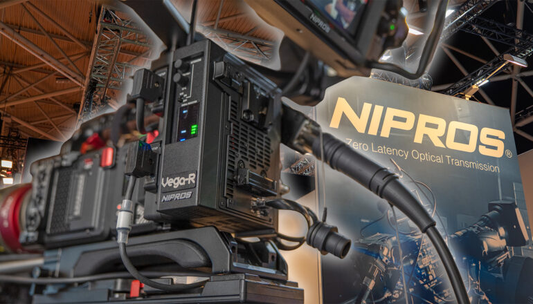 NIPROS VEGA-R Fiber Adapter for RED KOMODO Introduced – Zero-Latency 12G-SDI, Analog Optical Transmission, 1GbE Control