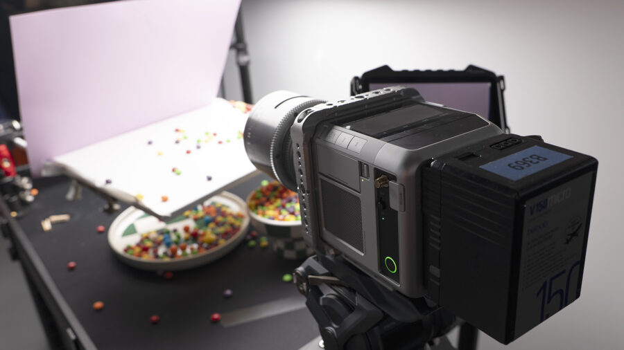 PIXBOOM camera on set