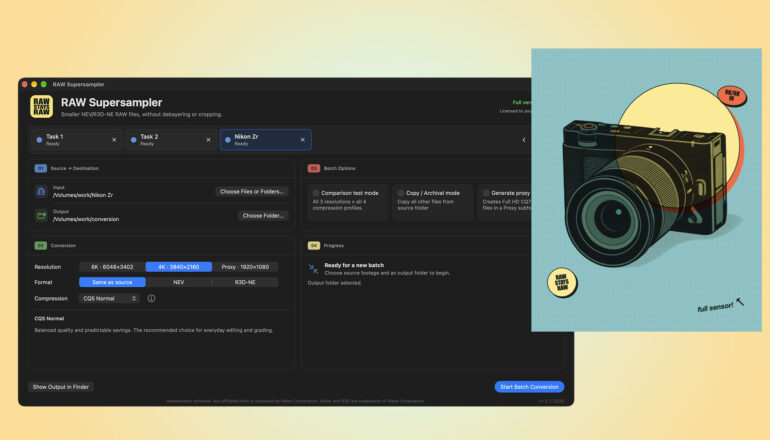 RAW Supersampler Aims to Reduce Nikon Raw File Sizes While Keeping a Native Raw Workflow