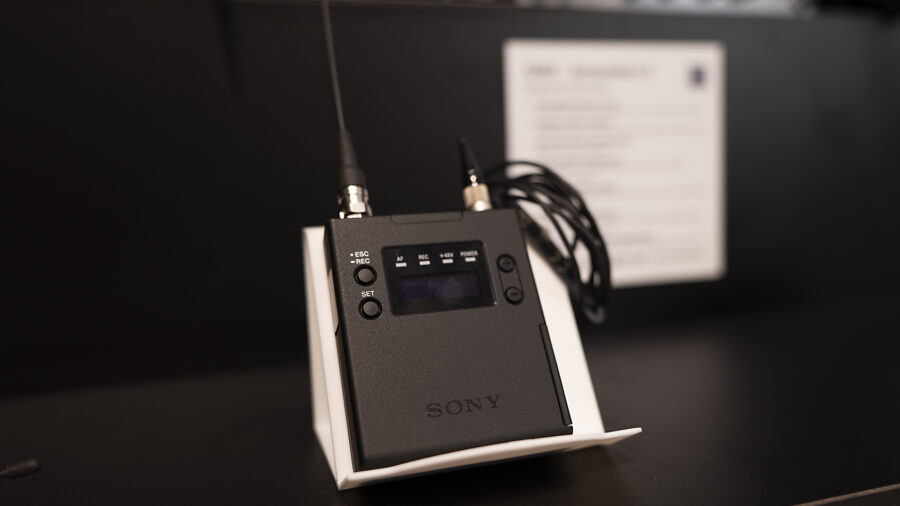 The Sony DWT-B40 bodypack transmitter