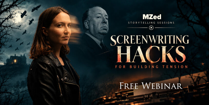 Screenwriting Hacks for Building Tension – Free Storytelling Sessions Webinar on September 29th