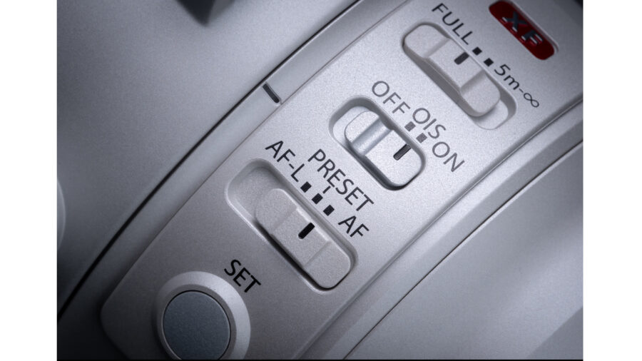 XF400F4.5 close up Preset function control