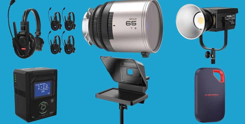 B&H Deals - BLAZAR Remus 65mm T2.0 Full-Frame 1.5x Anamorphic Lens, Nanlite FS-300B Bi-Color LED, Elgato Creator's Prompter, and More
