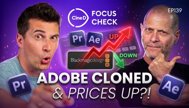 Blackmagic Design Raises Prices, Cuts Resolve | ArtCraft's AI-Built Adobe Clones | Camera Form Factor Poll – Focus Check ep139