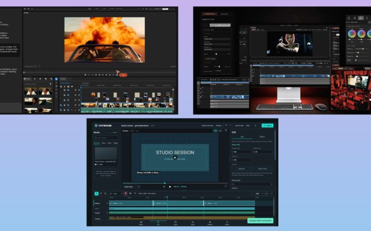 cinemaOS, CUTROOM, and invideo Compared – Mac Studio App, Free Open-Source Editor, Cloud AI Agent