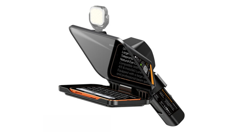 LENSGO TCQI 8 Pocket Teleprompter for DJI Osmo Pocket 3/4 Introduced – 8-Inch Screen, Magnetic Setup, Bluetooth Remote