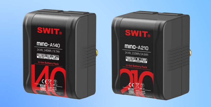 SWIT MINO-A Pocket Gold Mount Batteries Introduced – 140Wh and 210Wh Models, 200W Constant Load, 65W USB-C PD