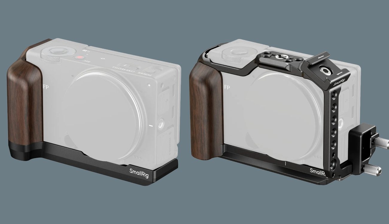 SmallRig Cage and L-Shaped Plate for Sigma FP2 Introduced – Wooden Grip, HawkLock NATO Rail, Arca-Swiss Base