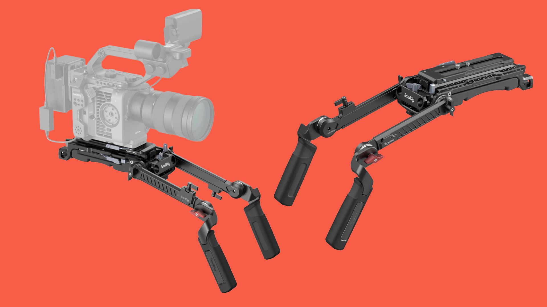 Kit de soporte de hombro SmallRig (Pro) frente a la versión Classic: placa base VCT-14, brazos con roseta ARRI, $419,99