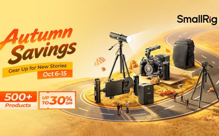 SmallRig Autumn Sale – Up to 30% Off TRIBEX Tripods, V-Mount Batteries, and Sony FX5 Cages