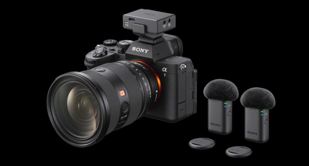 Sony ECM-W5 Wireless Microphone System Announced – 32-Bit Float via MI Shoe, 64GB Backup Recording, Timecode