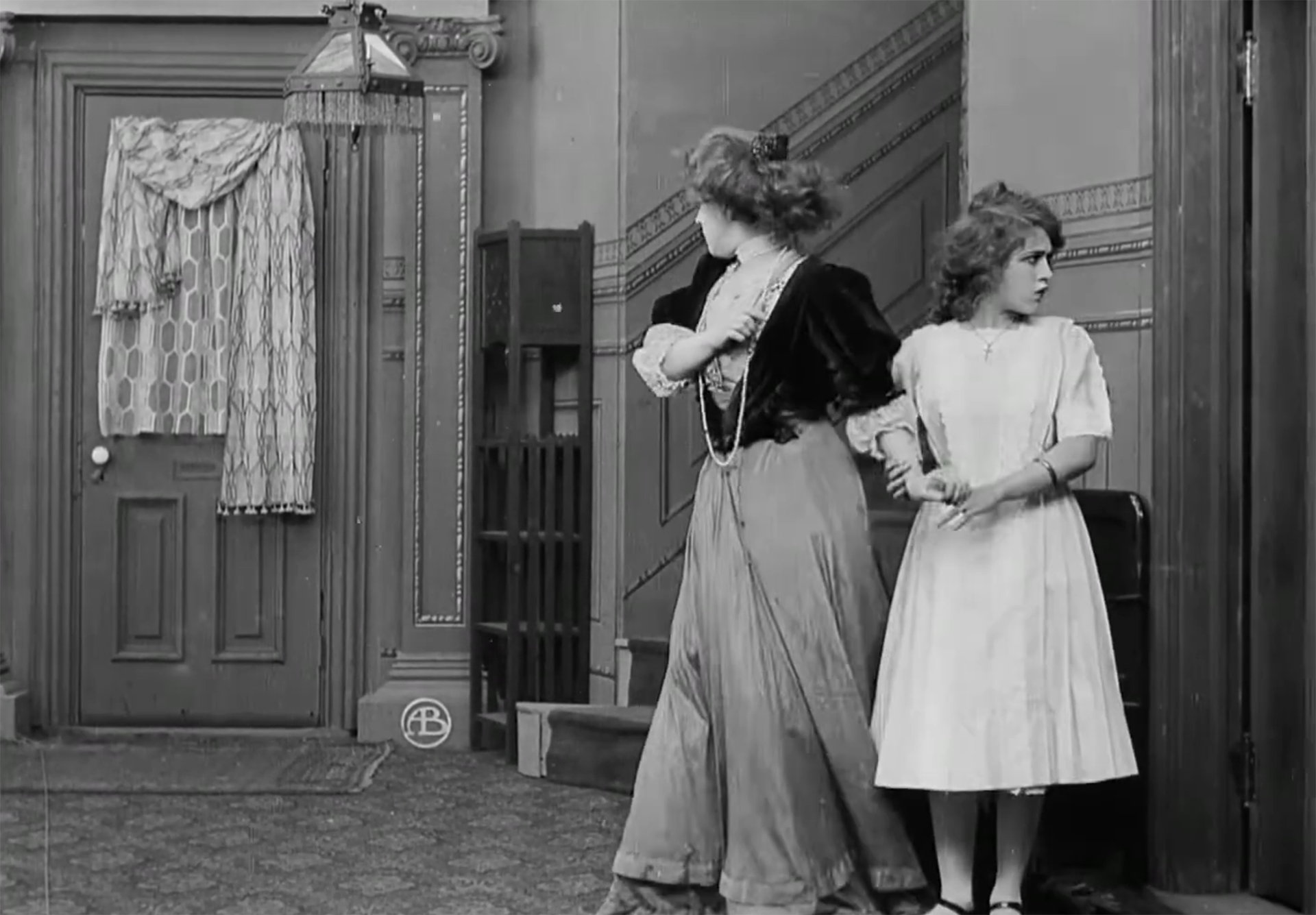 Cross-cutting and Griffith's last-minute rescue, a film still from his film